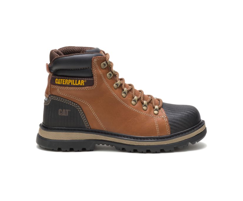 Caterpillar Foxfield Steel Toe - Brune Vernestøvler Herre - Norge ( USCRT-0934 )